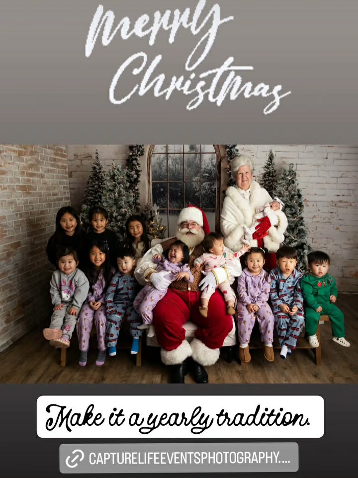 Santa spreading holiday cheer