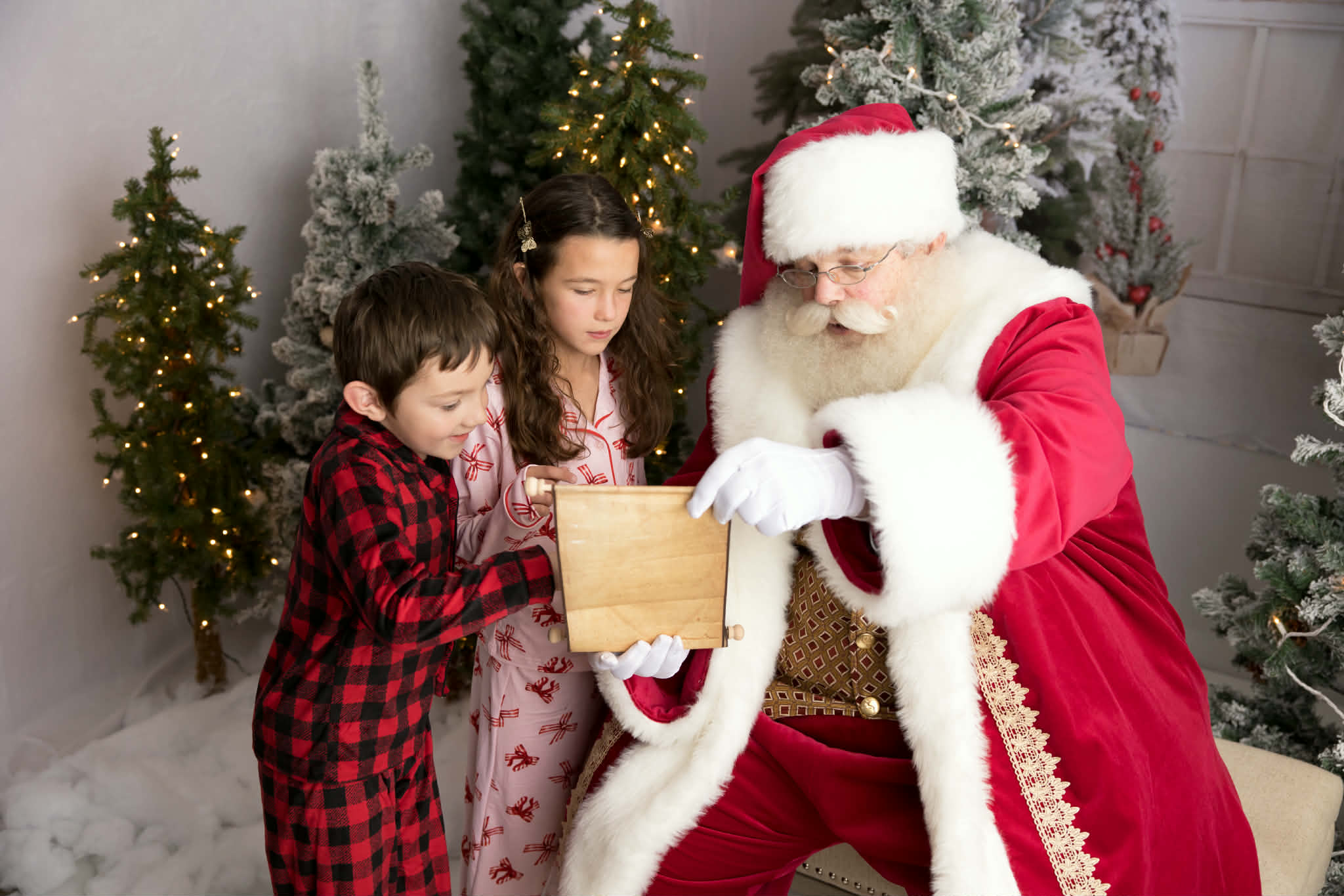 Santa at a Christmas party